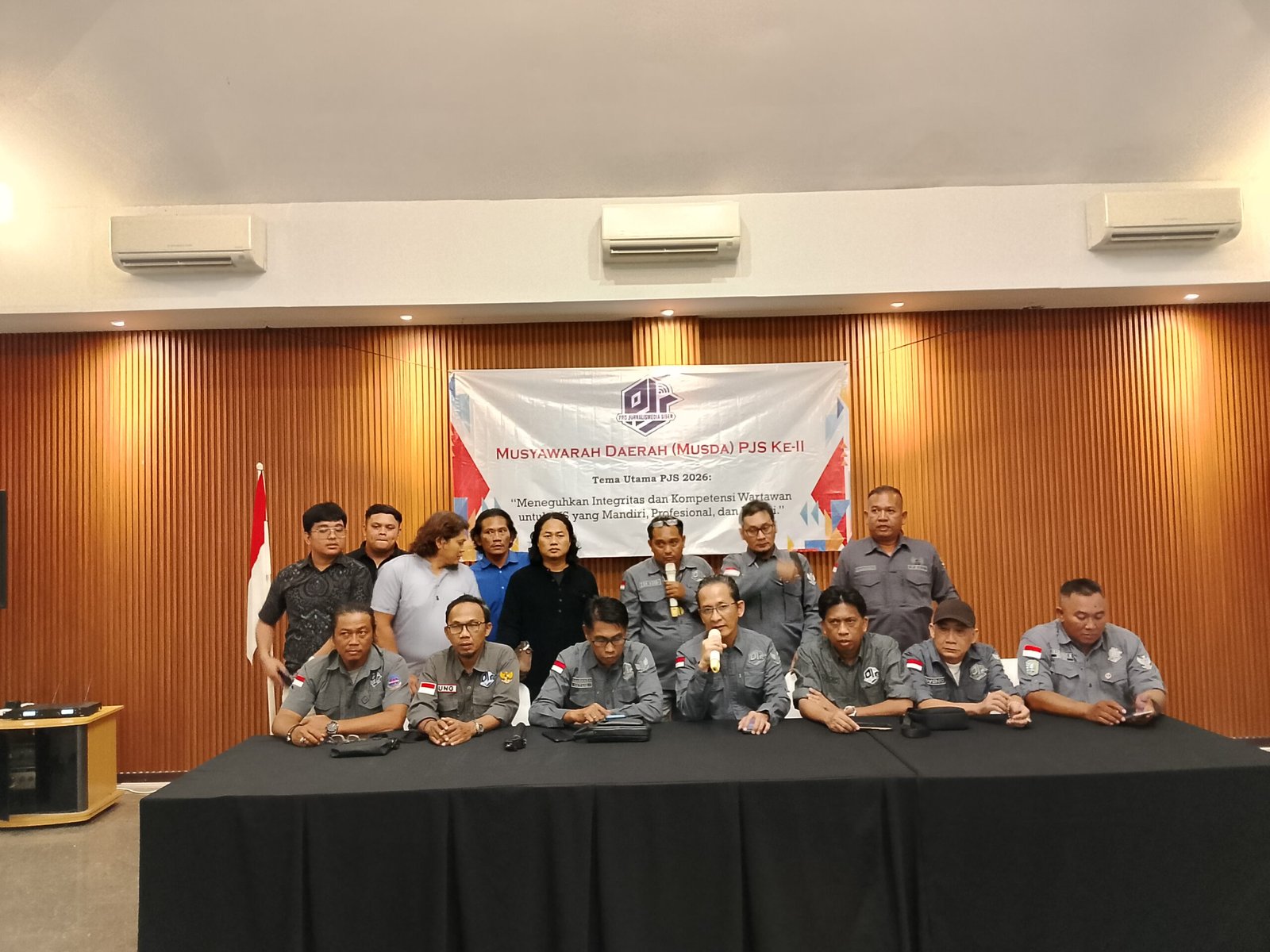 KBOBABEL.COM (PANGKALPINANG) – Ketua Umum Dewan Pimpinan Pusat Pro Jurnalismedia Siber (DPP PJS), Mahmud Marhaba, secara resmi membuka Musyawarah Daerah (Musda) ke-2 Dewan Pimpinan Daerah (DPD) PJS Bangka Belitung, di gelar di Tan Kastel Pangkalpinang, Sabtu (7/2/2026).
