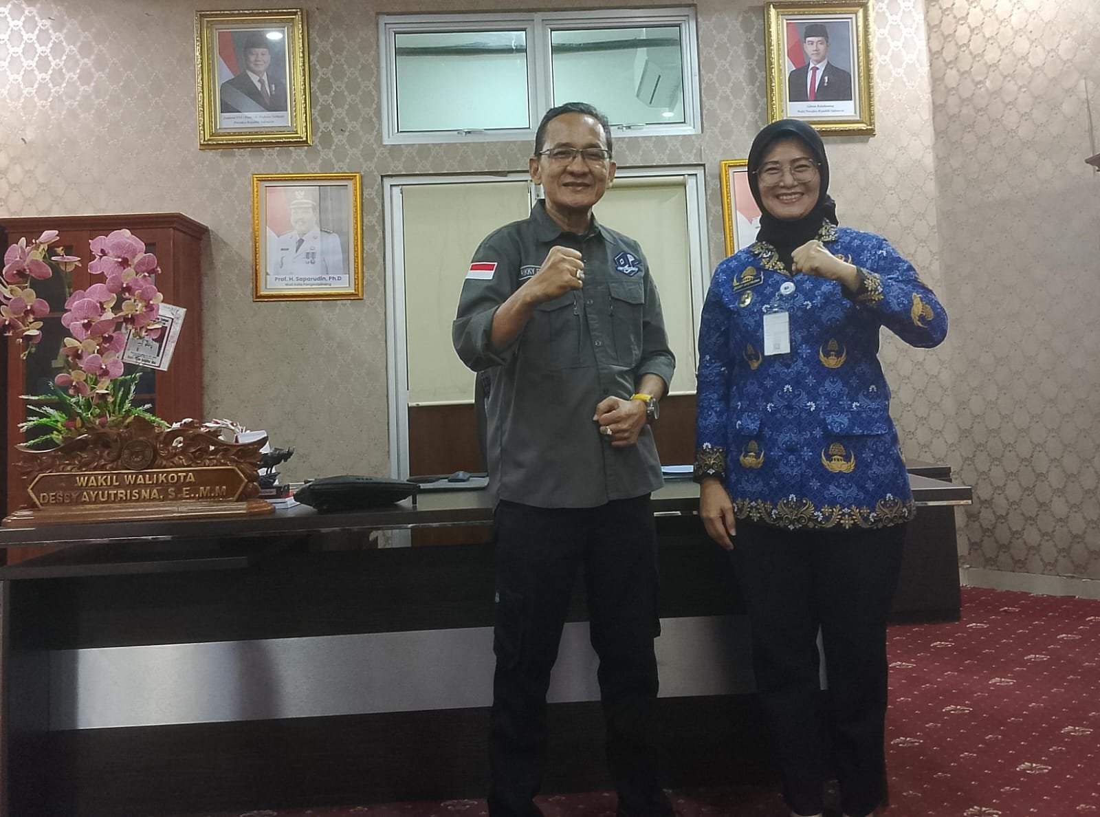 KBOBABEL.COM (PANGKALPINANG) — Suasana hangat penuh keakraban mewarnai audiensi Dewan Pimpinan Daerah Persatuan Jurnalis Siber (PJS) Bangka Belitung bersama jajaran DPC PJS Kota Pangkalpinang dengan Wakil Wali Kota Pangkalpinang, Dessy Ayutrisna, Rabu (20/05/2026).