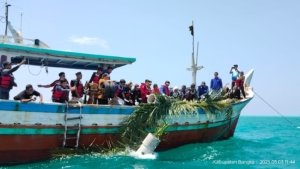 Kolaborasi PT Timah dan HNSI Bangka: Tenggelamkan 100 Rumpon untuk Ekosistem Laut Lestari