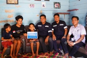 PT Timah Bantu Ringankan Biaya Pengobatan Anak Korban Kecelakaan di Bangka Selatan