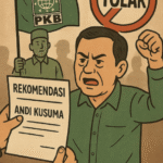 KBOBABEL.COM (BANGKA BELITUNG) — Internal Partai Kebangkitan Bangsa (PKB) Kabupaten Bangka kembali bergolak. Kali ini, sorotan tertuju pada sikap Ketua DPC PKB Bangka, Subhan, yang dianggap tidak menjalankan mekanisme partai dalam proses penunjukan calon kepala daerah. Jumat (9/5/2025).