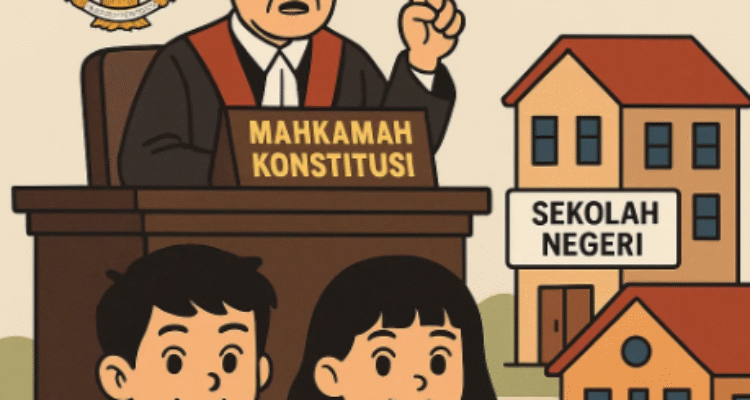 akarta — Mahkamah Konstitusi (MK) kembali menegaskan peran negara dalam menjamin hak dasar warga negara atas pendidikan. Dalam putusan penting yang dibacakan Selasa (27/5/2025), MK mewajibkan pemerintah, baik pusat maupun daerah, untuk menggratiskan pendidikan dasar di seluruh satuan pendidikan, termasuk sekolah negeri dan swasta. Rabu (28/5/2025).