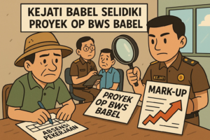 Kejati Babel Selidiki Proyek OP BWS Babel, Praktik Absensi Penuh Diduga Picu Indikasi Mark-Up