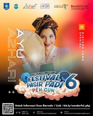 Festival Pasir Padi 6 Hadir Lebih Spektakuler: Ayu Azhari Siap Hibur dan Promosikan Pangkalpinang