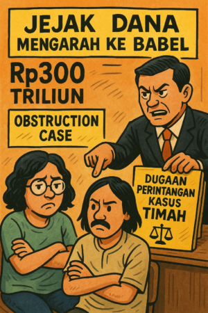 Dugaan Perintangan Kasus Timah Rp300 Triliun, Jejak Dana Mengarah ke Babel
