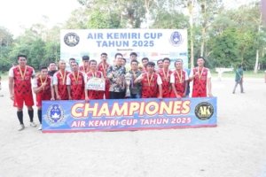Kemiri Cup 2025 Sukses Digelar, Bupati Markus Apresiasi Semangat Olahraga dan Kebersamaan