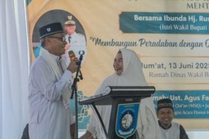 Halal Bihalal Majelis Taklim di Mentok, Wabup Bangka Barat: Perempuan Berperan Penting dalam Pembangunan