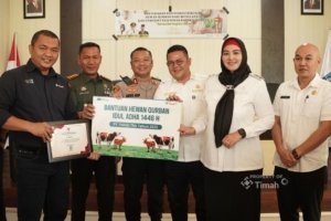 PT Timah Berbagi 30 Hewan Kurban di Bangka Selatan untuk Idul Adha 1446 H