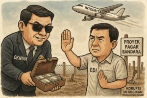 Uang Tutup Mulut dari Orang Dalam? Skandal Proyek Bandara Depati Amir Kian Panas