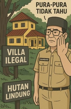 Bambang Trisula Pernah Turun ke Takari, Kini Mengaku Tak Tahu Villa Ilegal?