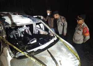 Tragis! Mobil Hangus di Pangkalan Baru Ternyata Berisi Jasad Diduga Wanita