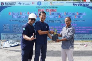 PT Timah dan Kelompok Tani Nangnung Kolaborasi Tanam Sayur-Buah di Lahan Helipad Sungailiat