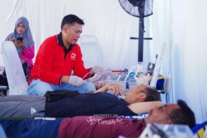 Aksi Donor Darah HUT ke-49 PT Timah di Kundur Disambut Antusias, Terkumpul 110 Kantong