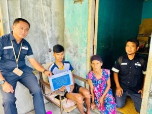 PT Timah Bantu Warga Kundur yang Derita Penyakit Paru, Ringankan Biaya Pengobatan