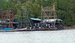 Nekat Nambang di Alur DAS, Nelayan Serbu Lokasi Tambang Liar Jalan Laut