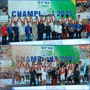 Laga Epik di Velodrome! Timnas Voli Putra Indonesia Kunci Juara Usai Taklukkan Thailand