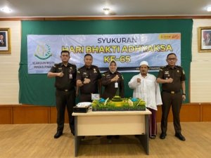 Kejari Pangkalpinang Peringati HBA ke-65 dengan Syukuran dan Seruan Jaga Marwah Institusi
