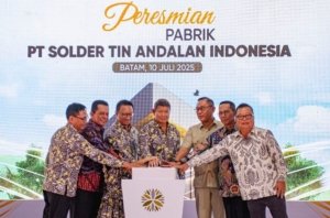 Resmi Beroperasi di Batam, Pabrik Hilirisasi Timah PT STANIA Bidik Omzet Rp1 Triliun per Tahun