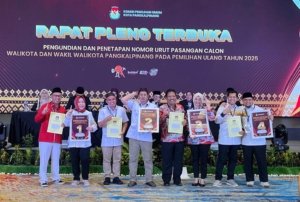 Empat Paslon Pilkada Ulang Pangkalpinang 2025 Dapat Nomor Urut, Ini Hasil Lengkapnya