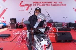 Sepatu Hilang, Motor Didapat: Cerita Unik Dipa Putri di Pekan Sehat HUT ke-49 PT Timah Belinyu