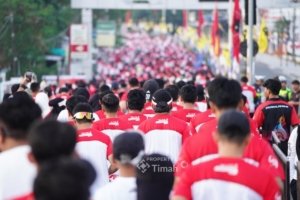 TINS Half Marathon 2025 Dongkrak Omzet UMKM, Pedagang Raup Untung Besar