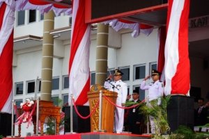 Pj Wali Kota Pangkalpinang Tekankan Peran Generasi Muda di Upacara HUT ke-80 RI