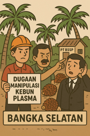Plasma Fiktif PT BSSP di Bangka Selatan? Warga Sebut Hanya Formalitas untuk Laporan