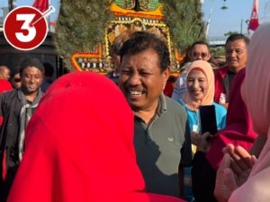 Meriah! Warga Air Itam Sambut Prof Udin dengan Pesta Rakyat dan Reog Singo Manggolo