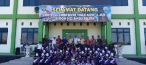 Penyambutan Tim Penilai Lomba Binter di Kodim 0432/Basel Berlangsung Meriah