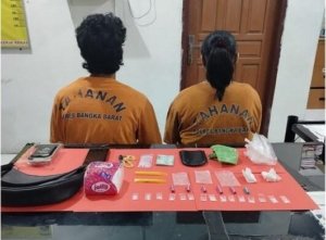 15 Paket Sabu Diamankan, Pasutri dan Bandar Diciduk di Bangka Barat