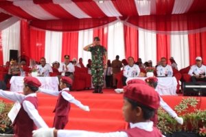Kasrem 045/Gaya Hadiri Pawai dan Karnaval dalam rangka HUT RI ke 80 tahun 2025