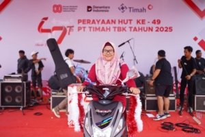 Doa Indriati Terkabul, Pulang dengan Motor dari Pekan Sehat PT Timah