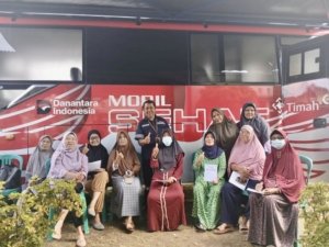 Dekatkan Akses Medis, PT Timah Gelar Program Mobil Sehat di Desa Belo Laut dan Sungaibaru