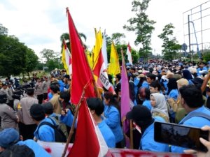 #IndonesiaBerduka hingga #BangkaBelitungMelawan, Ribuan Mahasiswa Desak DPRD Babel Penuhi Aspirasi Rakyat