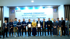 PLN dan PT MSP Teken Perjanjian REC, Dorong Transformasi Energi Bersih di Bangka Belitung