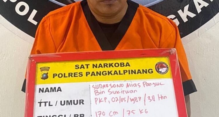 KBOBABEL.COM (Pangkalpinang) – Satuan Reserse Narkoba Polresta Pangkalpinang kembali menunjukkan taringnya dalam memberantas peredaran narkotika di wilayah hukumnya. Rabu (24/9/2025).