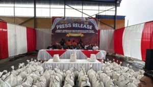 Bea Cukai dan TNI AL Gagalkan Penyelundupan 25,9 Ton Pasir Timah Asal Belitung Senilai Rp5,2 Miliar Tujuan Malaysia