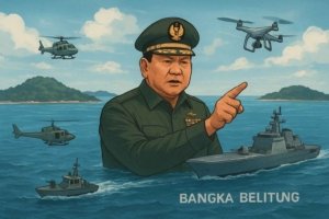 Operasi Militer Besar di Babel: Prabowo Tutup Akses Laut Demi Hentikan Tambang Ilegal