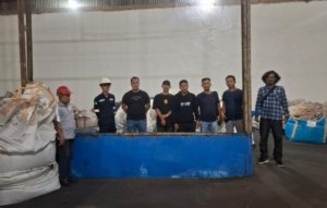 15 Ton Pasir Timah Ilegal Diamankan, Polres Belitung Lakukan Penimbangan di Gudang PT Timah