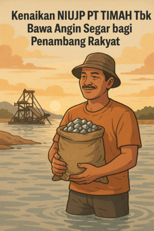 Kenaikan NIUJP PT TIMAH Tbk Bawa Angin Segar bagi Penambang Rakyat