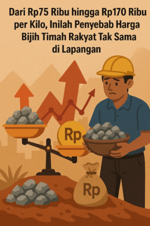 Kualitas Jadi Pembeda, Ini Alasan Kompensasi Bijih Timah di Penambang