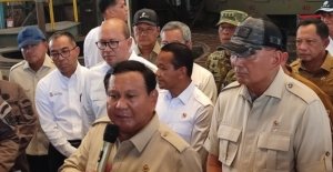Prabowo Sidak Smelter Timah di Babel, Ungkap Kerugian Negara Capai Rp300 Triliun
