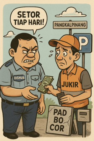Pungli di Tubuh Dishub Pangkalpinang? Juru Parkir Beberkan Setoran Liar Rp20 Ribu Per Hari