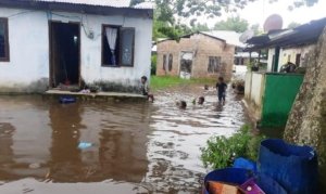 Puluhan Rumah di Manggar Terendam Banjir Rob, BPBD Beltim Imbau Warga Waspada