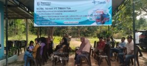 Mobil Sehat PT TIMAH Sapa Warga Teluk Uma, Ratusan Penduduk Padati Layanan Kesehatan Gratis