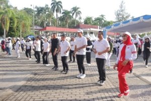 Peringati HUT ke-11, PSI Babel Gelar Jalan Sehat dan Ajak Pemprov Perkuat Kolaborasi