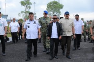 Gubernur Hidayat Arsani Sambut Menteri dan Pimpinan TNI untuk Peninjauan Latihan di Bangka Belitung