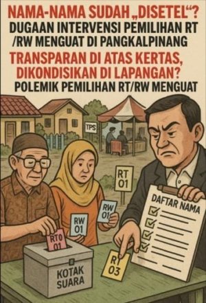 KBOBABEL.COM (Pangkalpinang) — Di saat warga menanti proses regenerasi pengurus RT/RW yang seharusnya berlangsung terbuka dan demokratis, justru berkembang isu yang memantik kegelisahan baru. Selasa (25/11/2025).