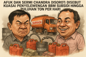Afuk dan Sermi Chandra Disorot: Disebut Kuasai Penyelewengan BBM Subsidi hingga Puluhan Ton per Hari