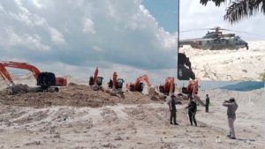 Enam Alat Berat Disita Satgas PKH di Hutan Lindung Sarang Ikan, Diduga untuk Tambang Ilegal